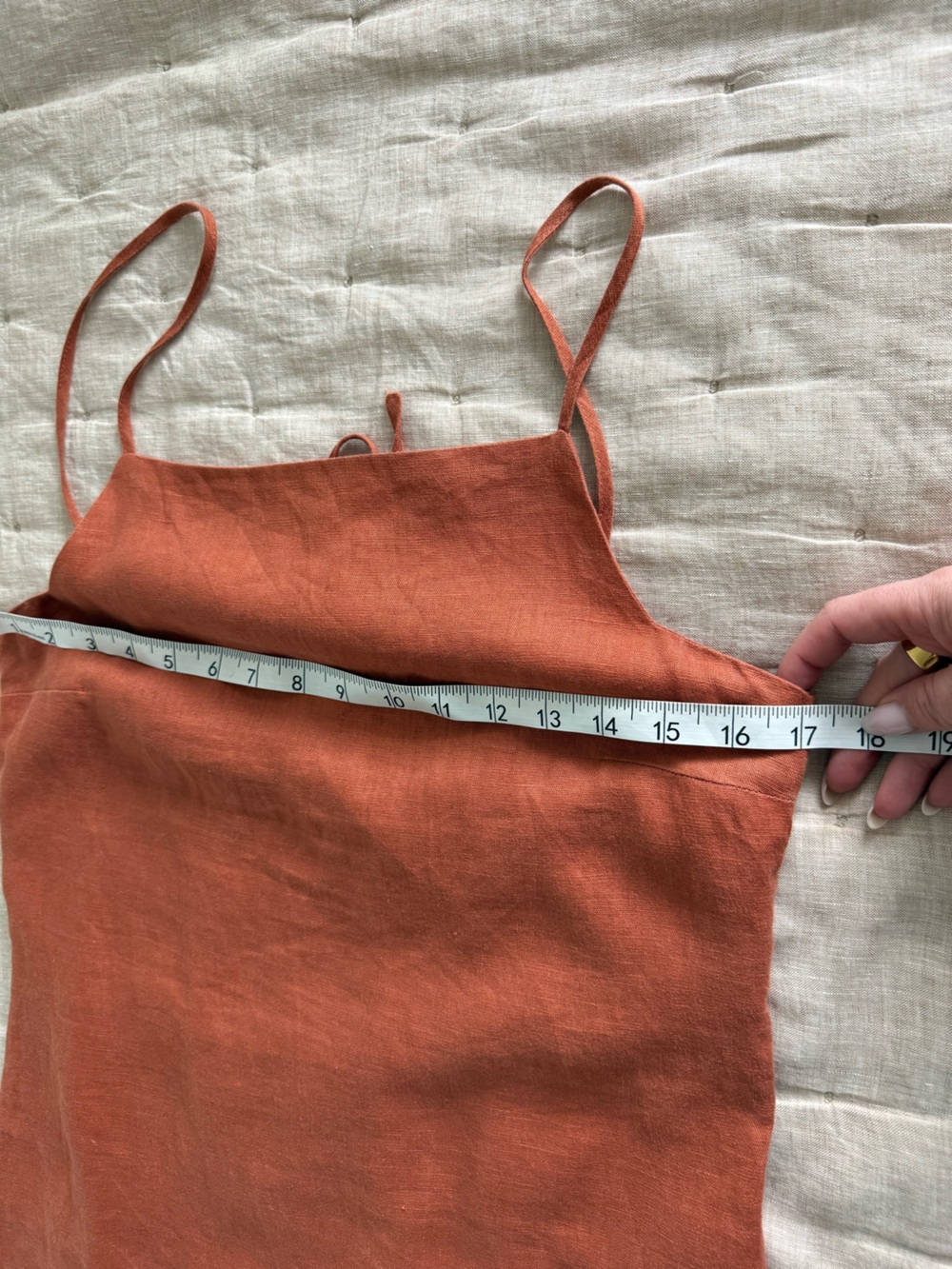Rails Linen Dress Rust - Picture 13 of 15